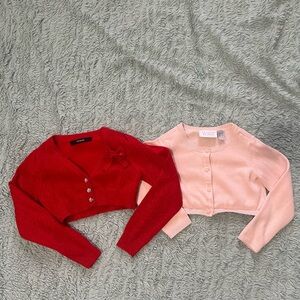 Little Girls Cropped Cardigan Bundle size 4T